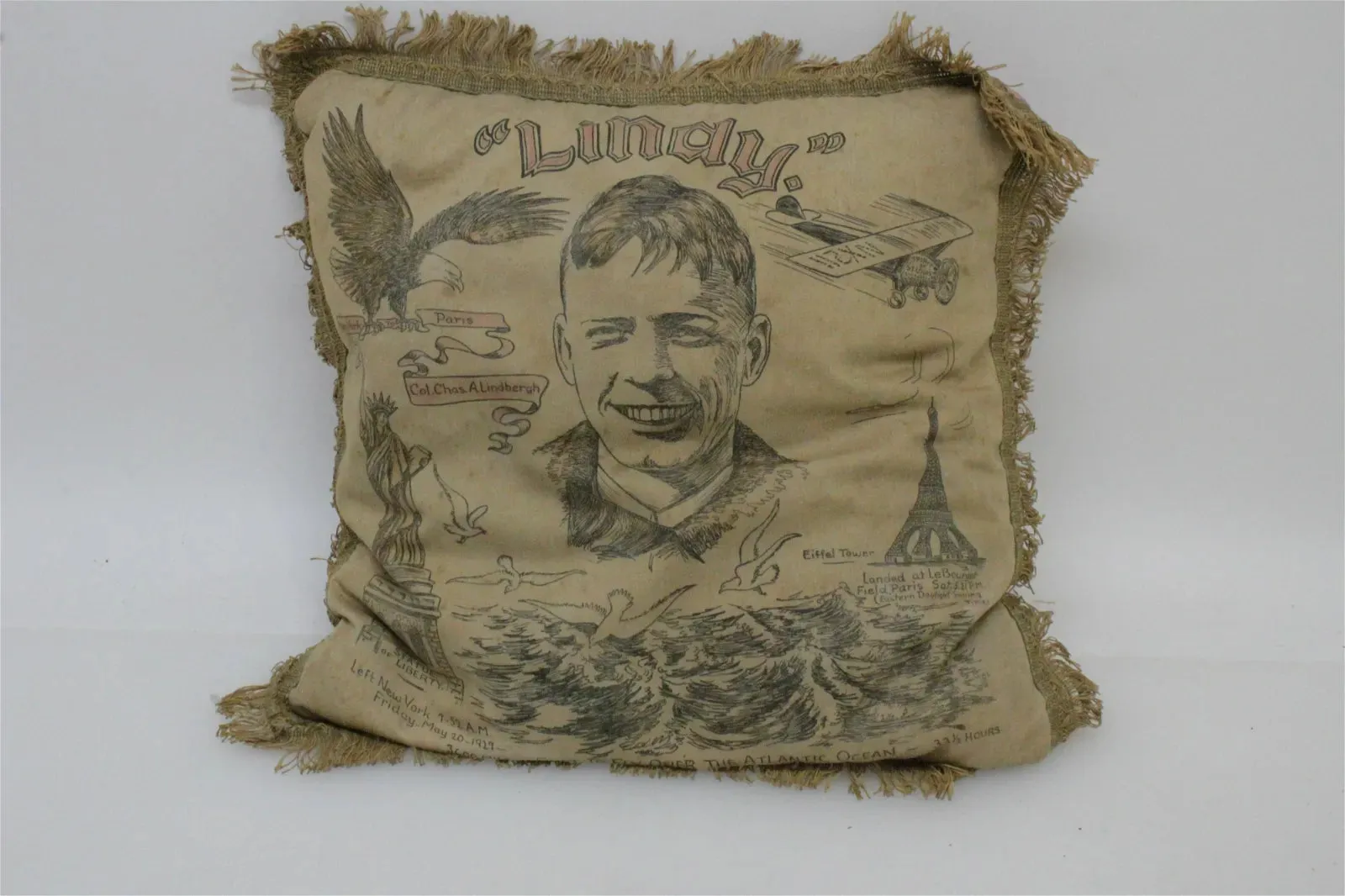 1920s Lindy Throw Pillow
