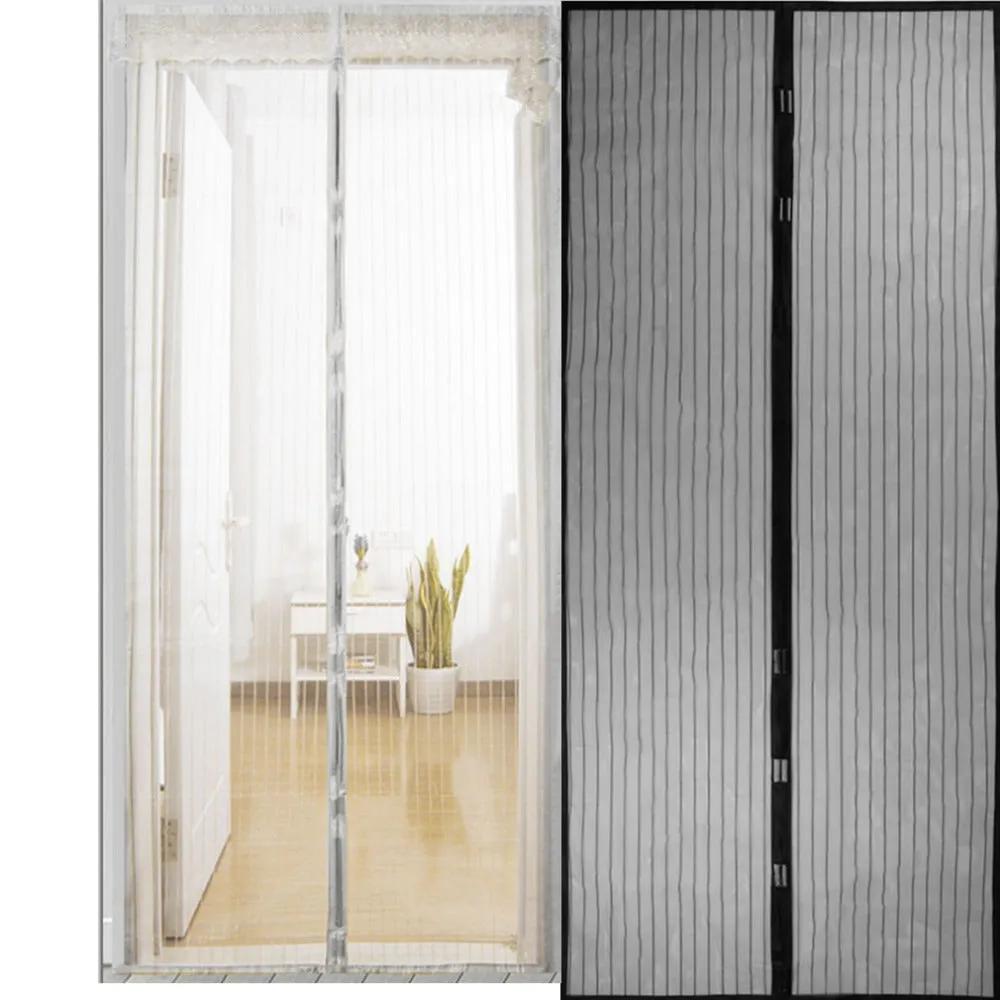 Anti Mosquito Curtain Magnetic Net Mesh Automatic Closing