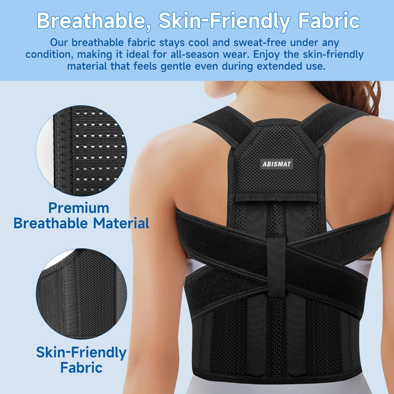 Back Brace Posture Corrector for Men and Women, Adjustable Shoulder Straightener Full Back Support, Upper and Lower Back Brace for Pain Relief, Scoliosis, Hunchback, Hump (Large)