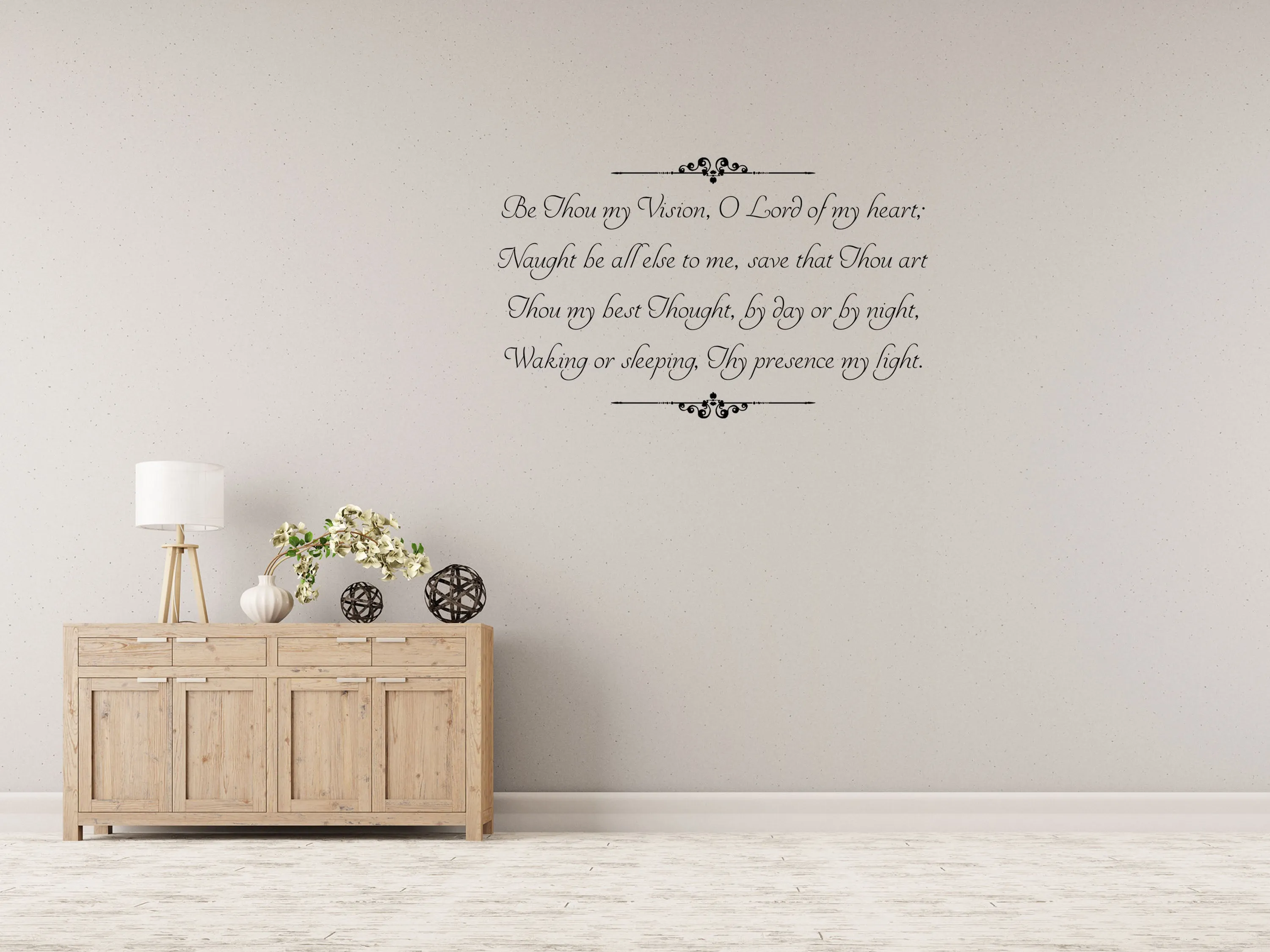 Be Thou My Vision Wall Decal