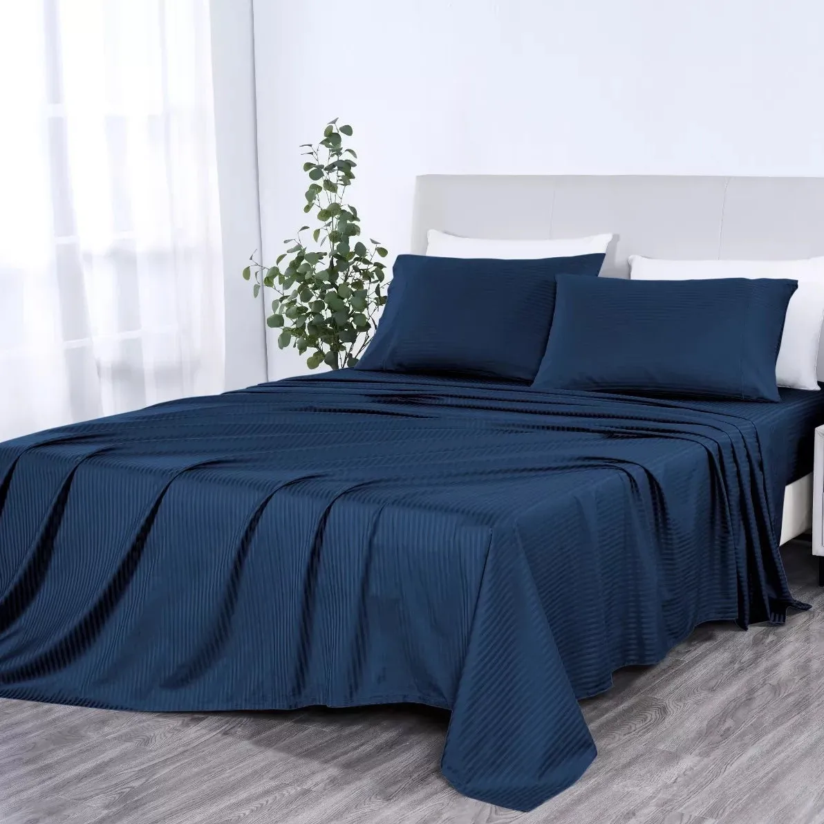 Bibb Home 1000 Thread Count Egyptian Cotton Sheet Set