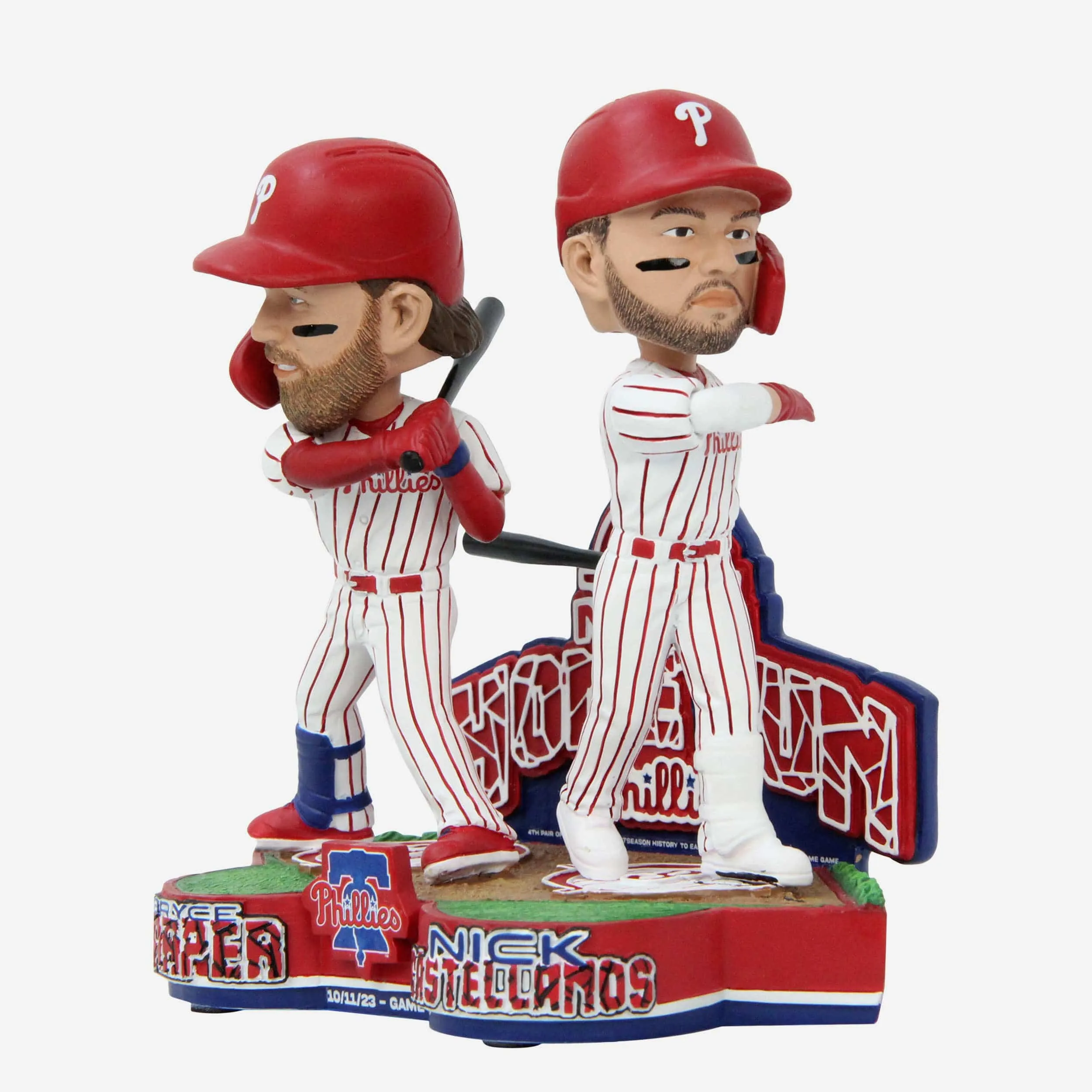 Bryce Harper & Nick Castellanos Philadelphia Phillies 2023 NLDS Home Run Dual Bobblehead