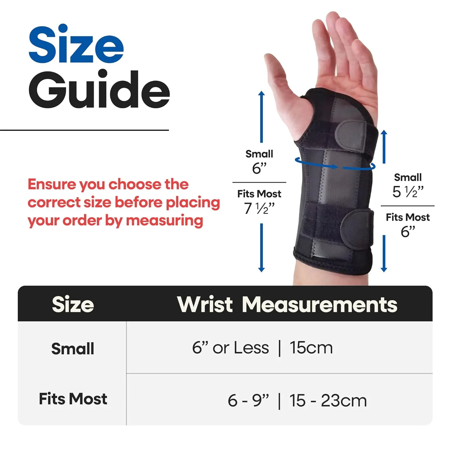 Carpal Tunnel Wrist Brace | Night Wrist Support Guard | Wrist Splint & Hand Brace | Carpal Tunnel Syndrome & Wrist Tendonitis Pain Relief with Forearm Compression | For Men & Women (Left Wrist Brace)