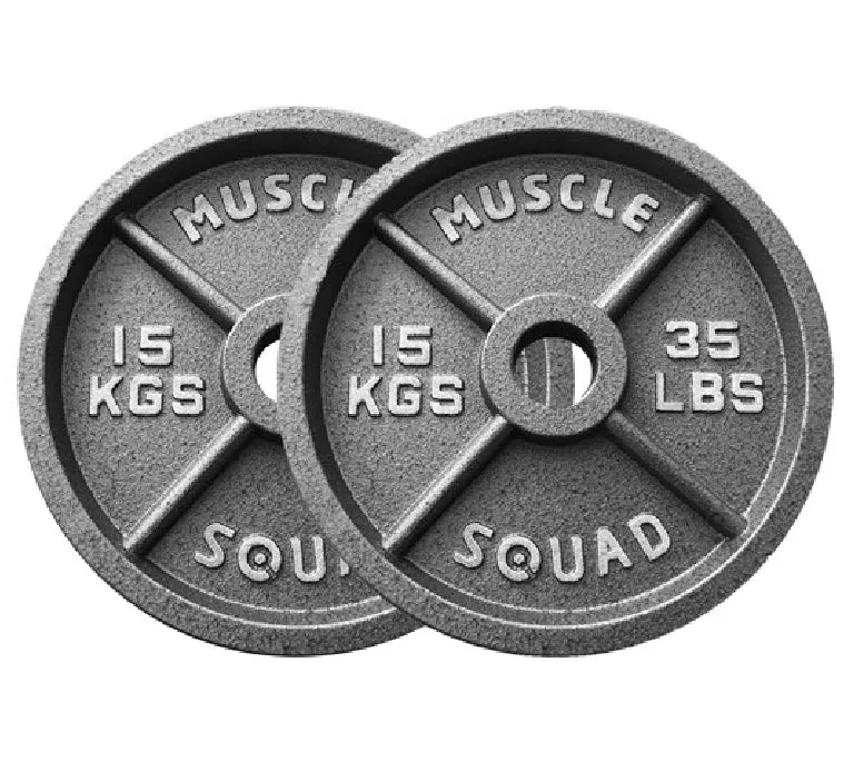 Classic Cast Iron Olympic Weight Plates - Clearance