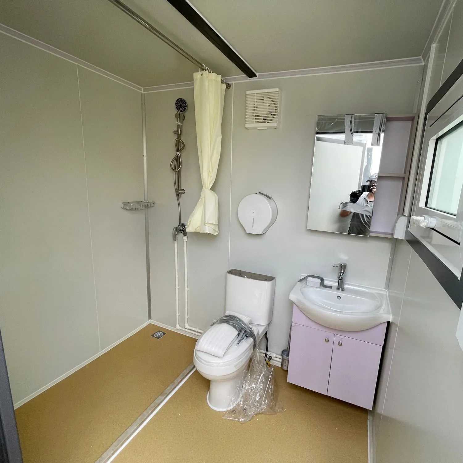 [CLEARANCE] Portable Shower Room with Sink & Toilet
