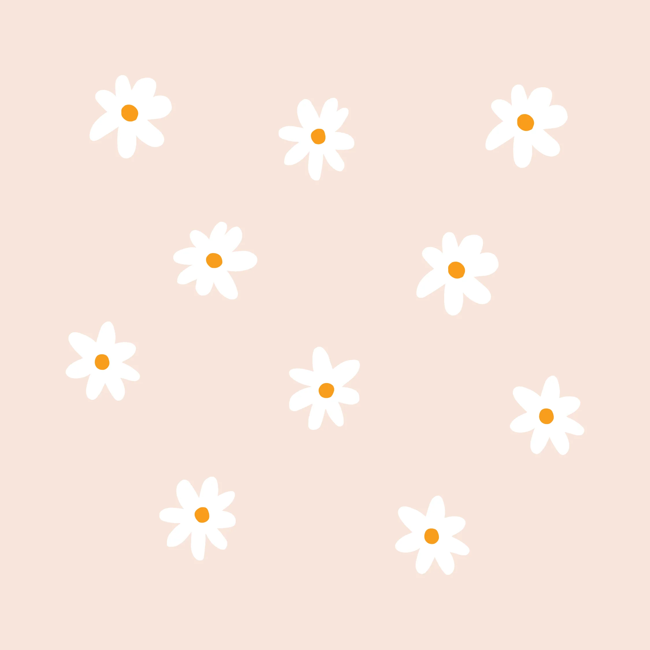 Daisy Fabric Decal