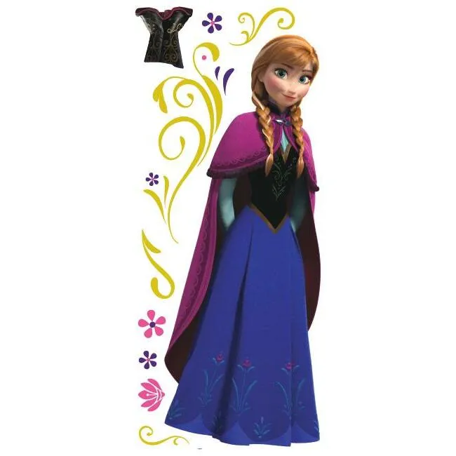 Disney Frozen Anna with Cape Giant Wall Decals