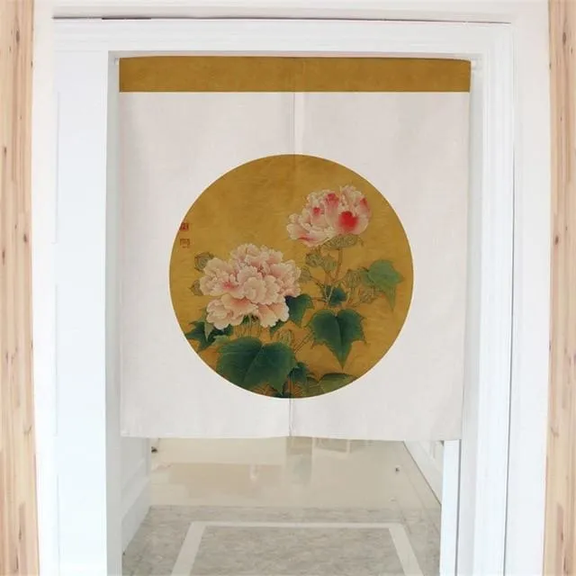 Door Curtain Toon ( 2 sizes and 4 ways to hang it)