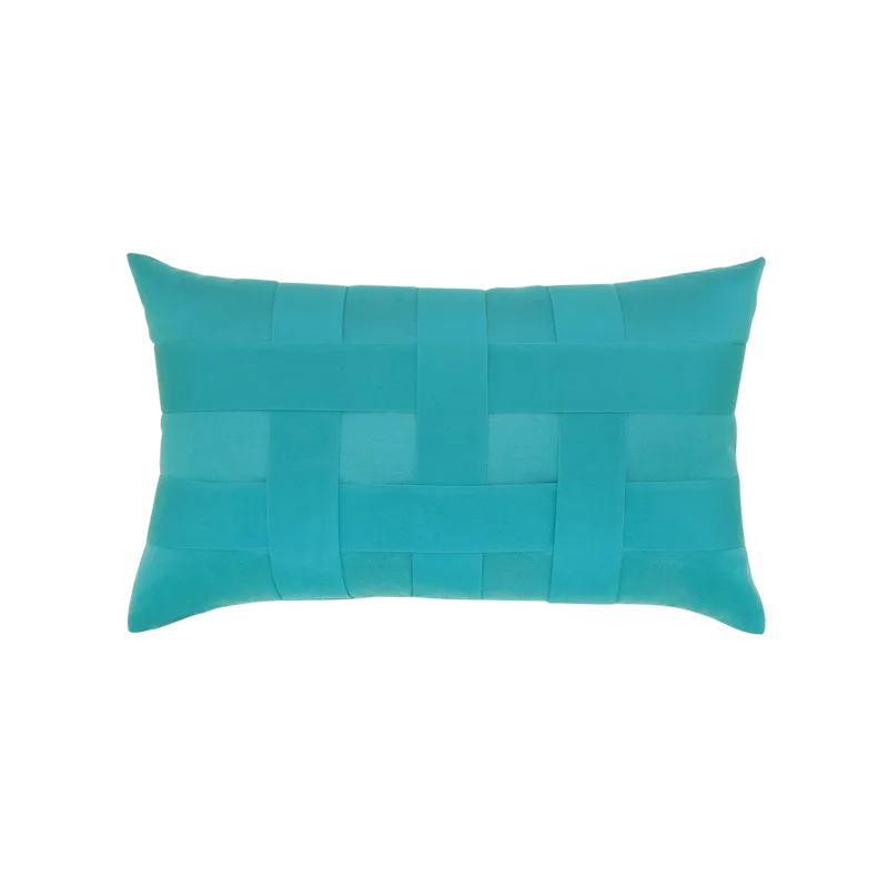 Elaine Smith Basketweave Aruba Pillow