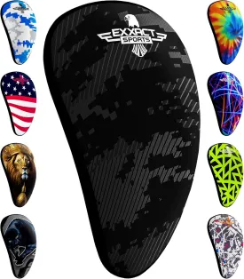 Exxact Sports Lightweight Athletic Cup Mens & Boys with Soft Rim Comfort for Superior Support, Baseball Cup Youth Boys for T-Ball, Football, Lacrosse, Hockey Groin Protector MMA Cup
