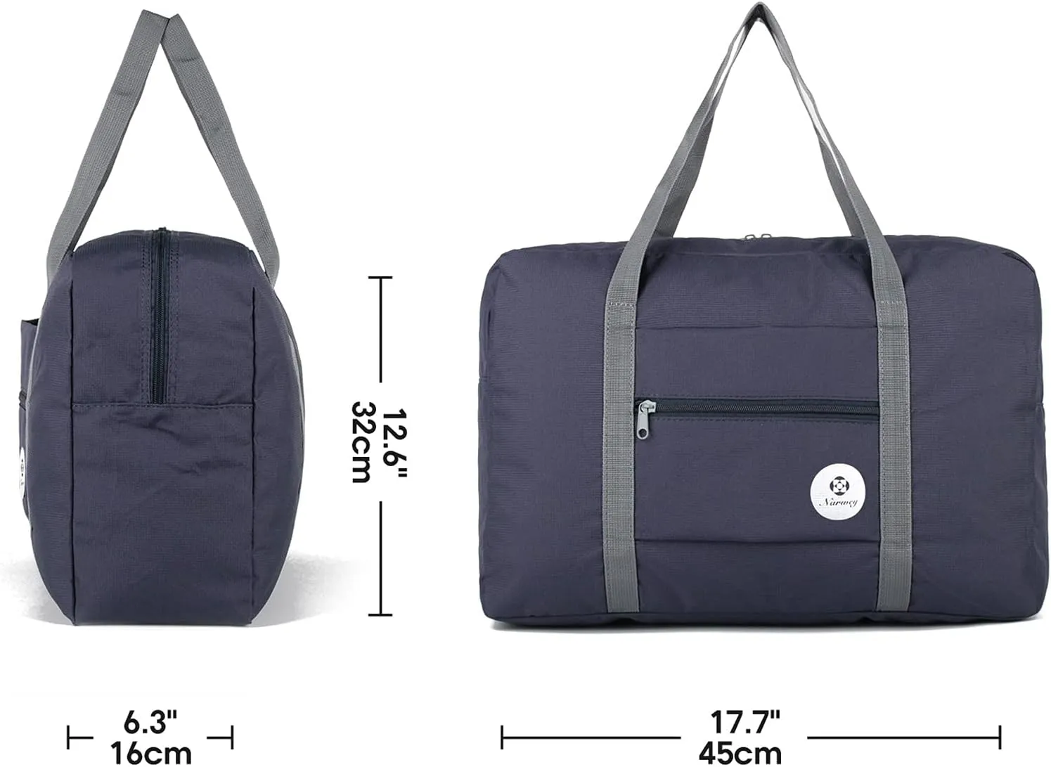 For Spirit Airlines Personal Item Bag 18x14x8 Foldable Travel Duffel Bag Tote Carry on Luggage Duffle Overnight for Women and Men