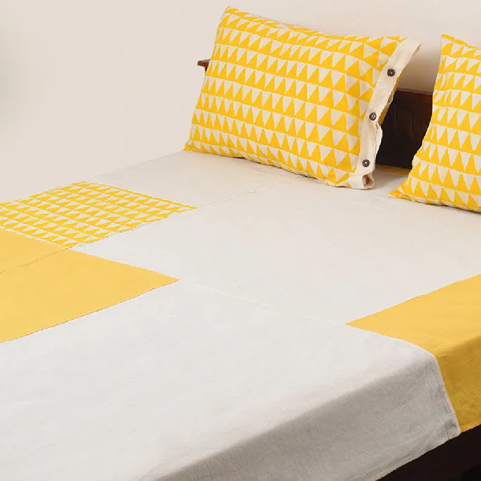 Geometric Pattern  Bedspread (Pack of 4 Pieces)