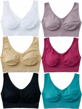 Hiking Gril Women's Comfort Wirefree Bralette Unpadded Sleep Yoga Bra