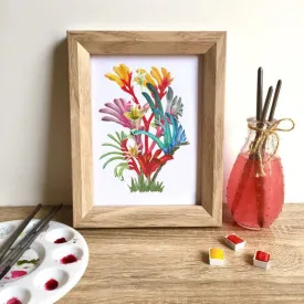 Kangaroo Paws Art Print