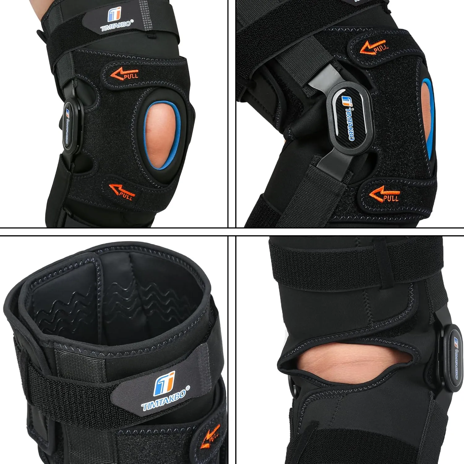 Knee Brace for Men & Women, Hinged Knee Brace with Side Stabilizers, Patella Gel Pad for Maximum Knee Pain Support,Knee Braces for Knee Pain Relief, Meniscus Tear, ACL, MCL Injury or Surgery Recovery