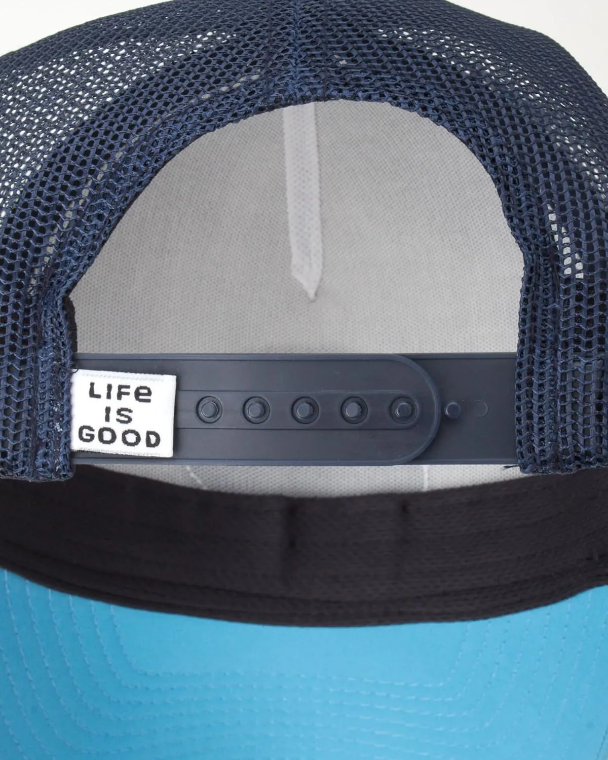 Life is Good Men's Trucker Hat - Mesh-Back Logo Patch Adjustable Baseball Cap