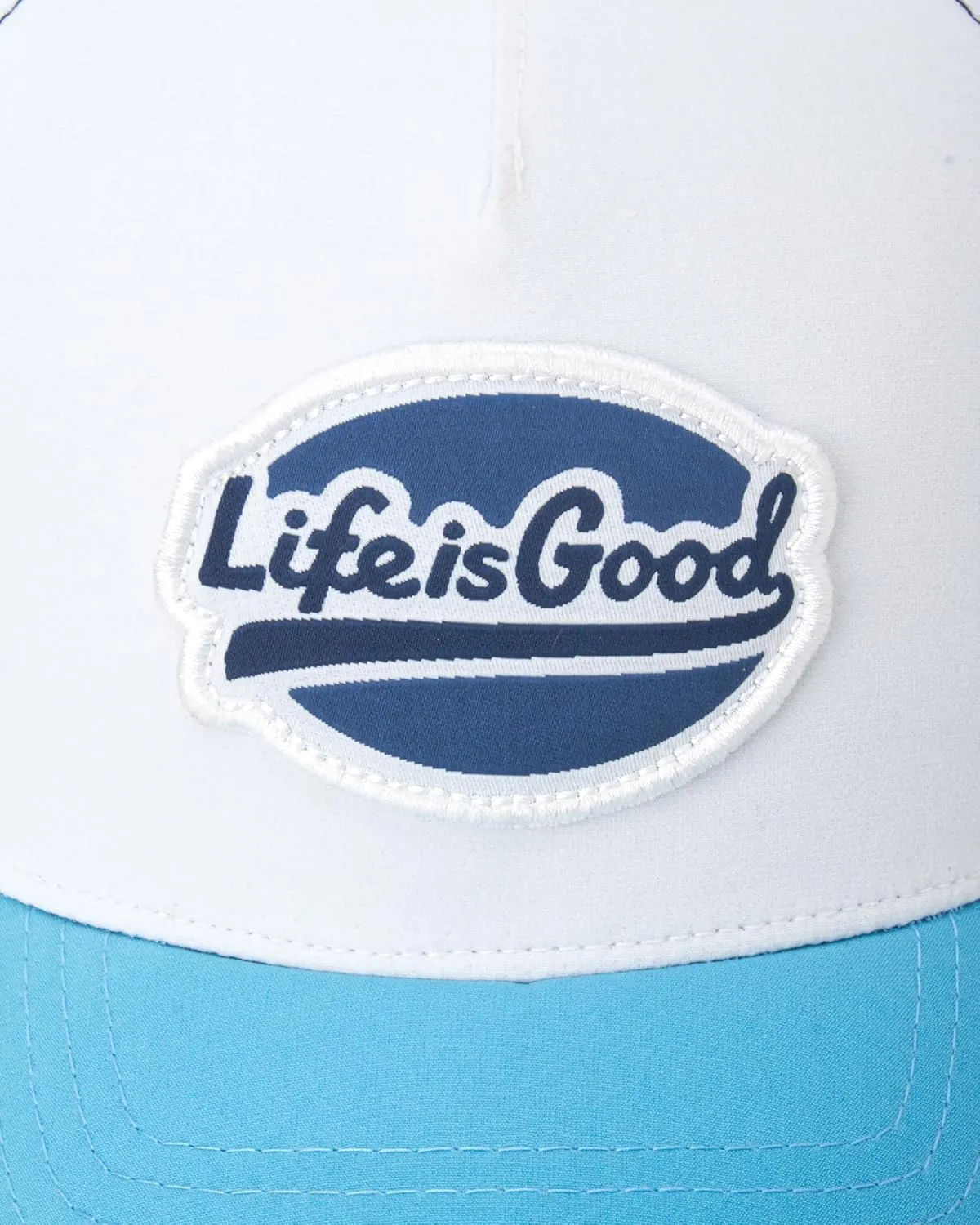 Life is Good Men's Trucker Hat - Mesh-Back Logo Patch Adjustable Baseball Cap