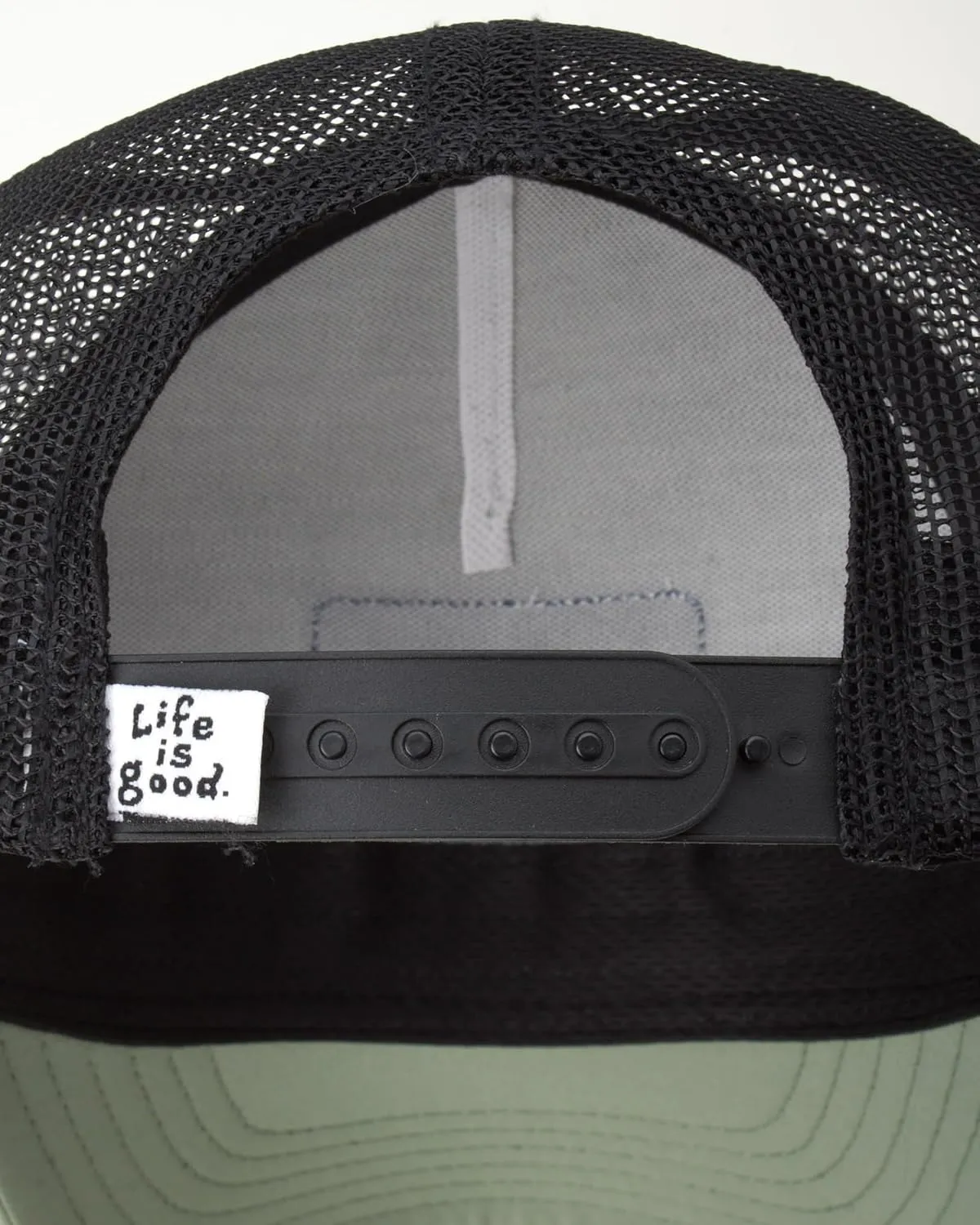 Life is Good Men's Trucker Hat - Mesh-Back Logo Patch Adjustable Baseball Cap
