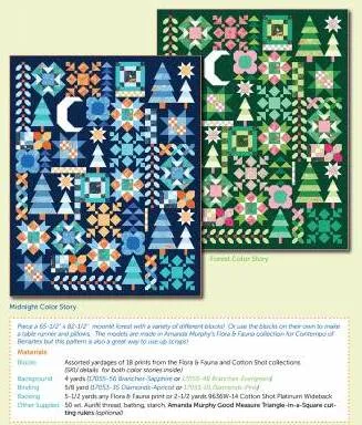 Moonlit Forest Quilt Pattern