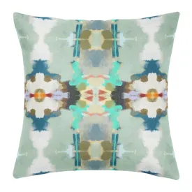 Orchid Blossom Royal Blue 22x22 Pillow