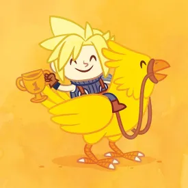 Play Mates: Cloud & Chocobo By Philip Tseng