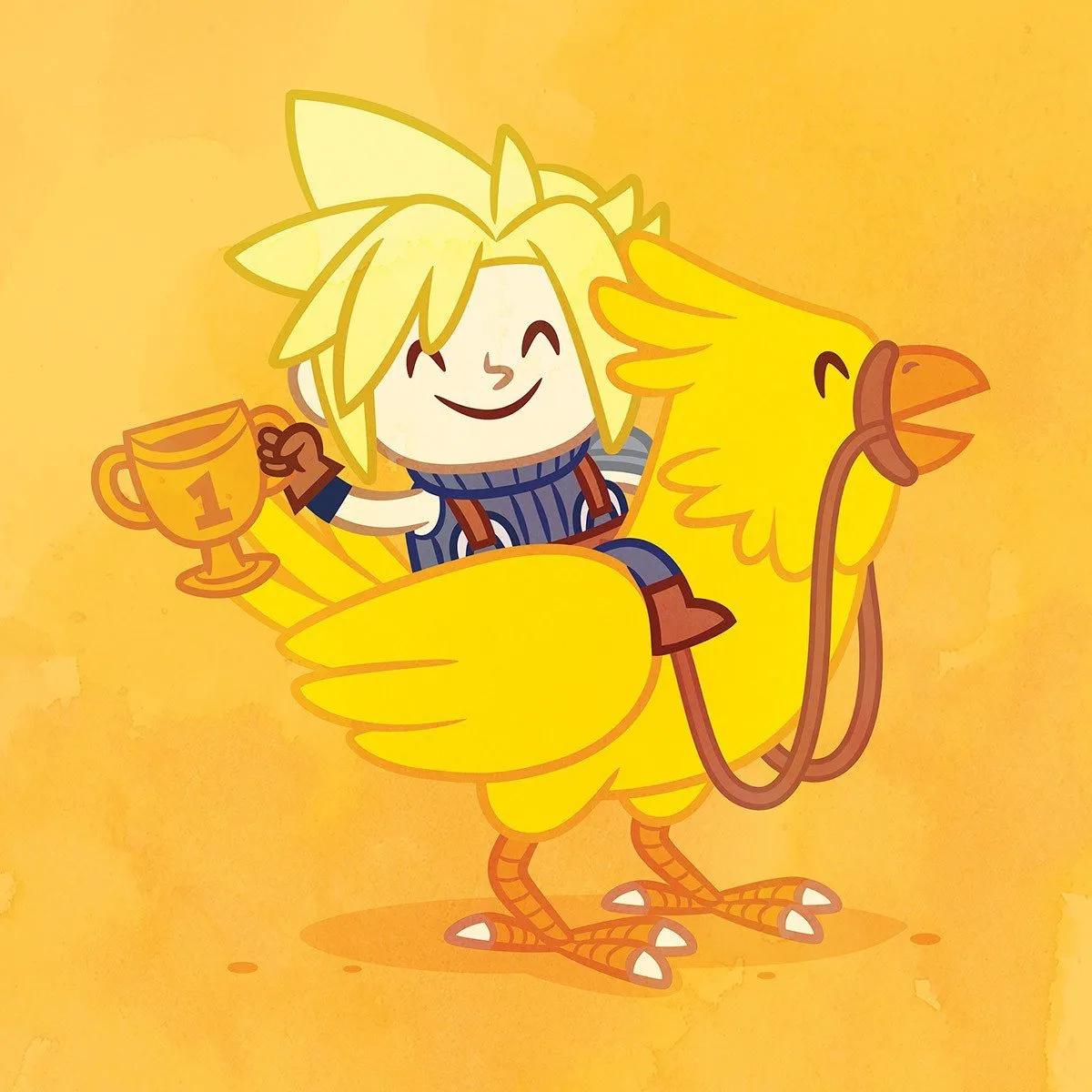 Play Mates: Cloud & Chocobo By Philip Tseng