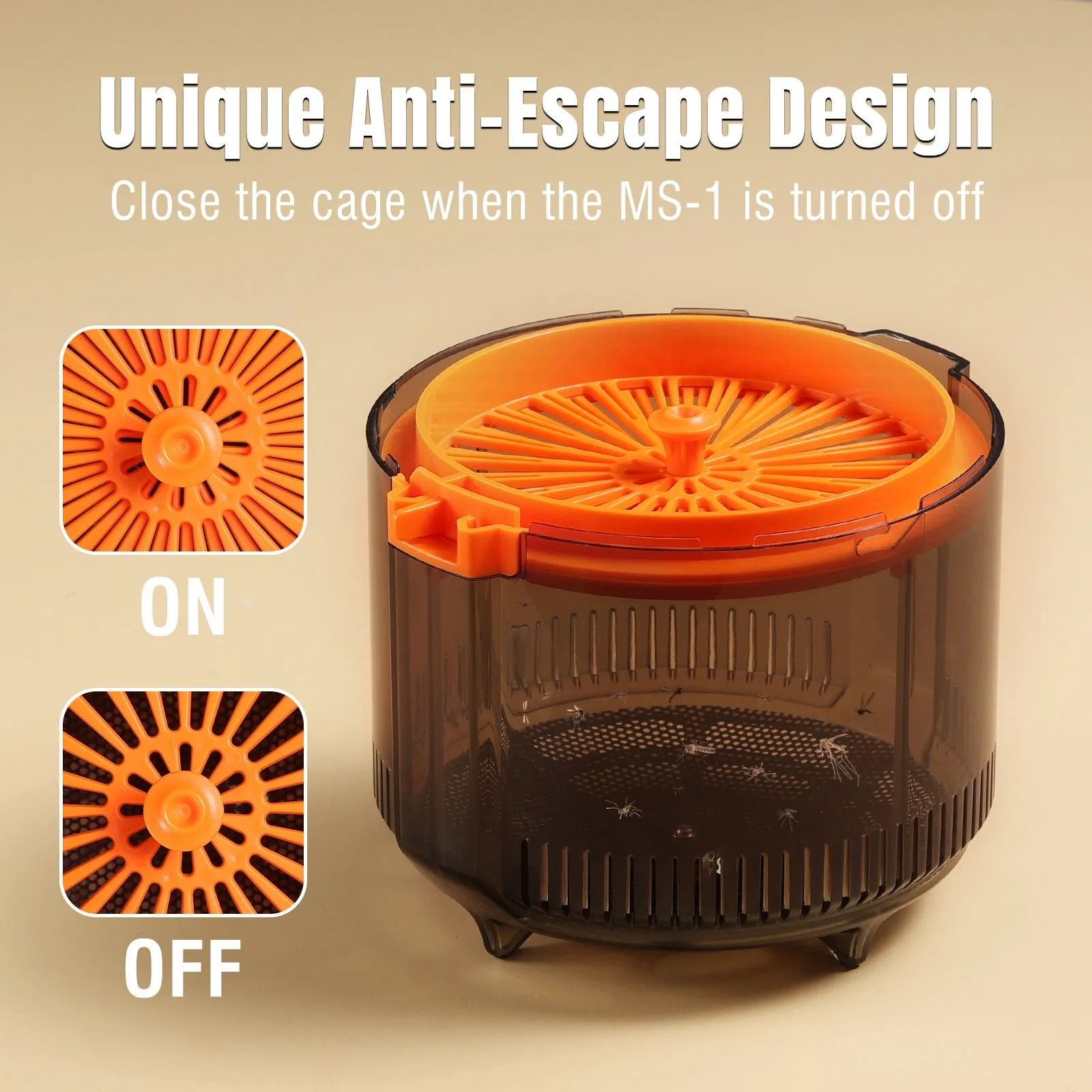 Raddy MS-1 Indoor Insect Trap | Anti-Escape Net Design | Physical Pest Control