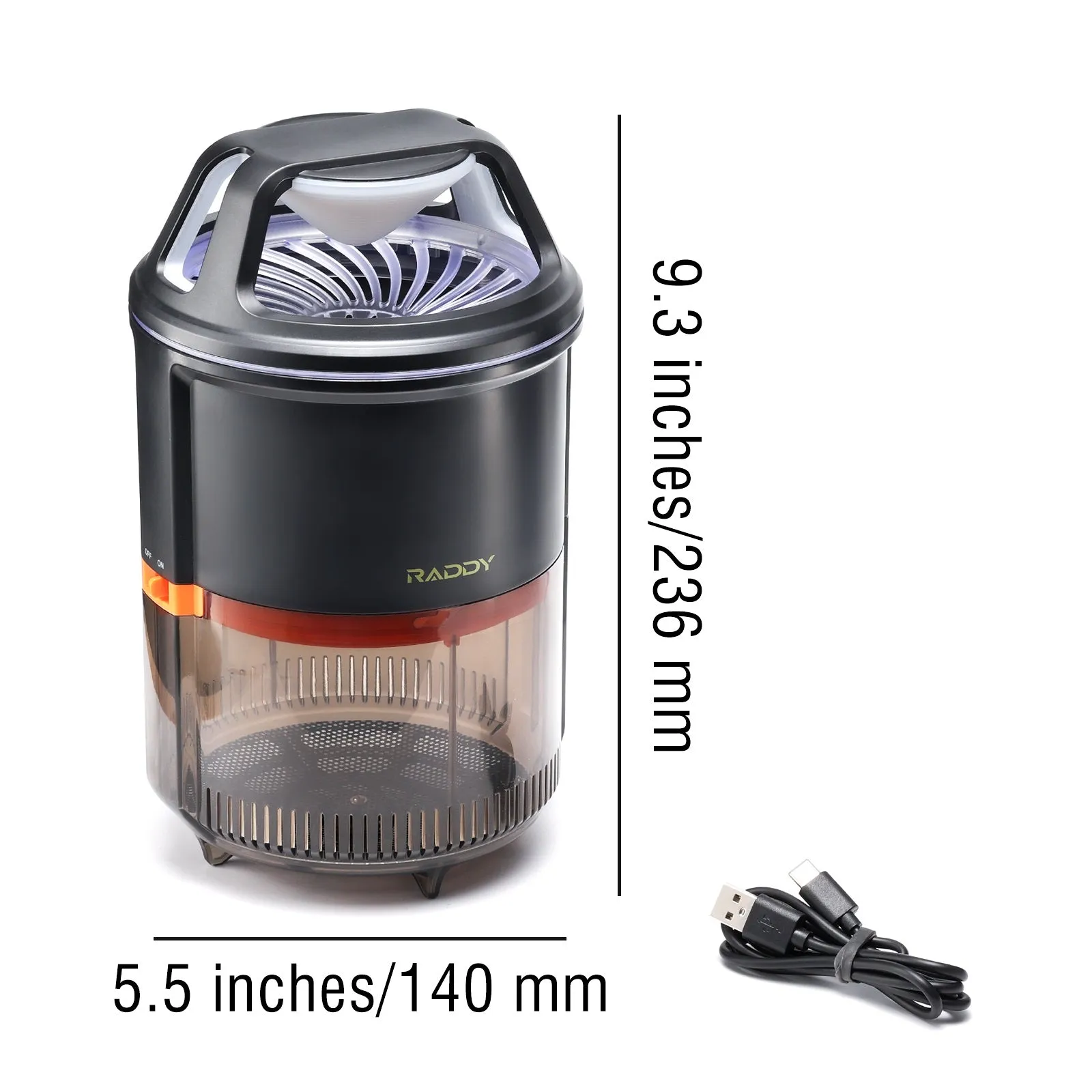 Raddy MS-1 Indoor Insect Trap | Anti-Escape Net Design | Physical Pest Control