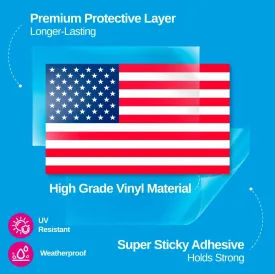 Silver 3D Look US Marines Eagle Globe Shaped Sticker (Vinyl Decal for Cars, Trucks, Laptops, Water Bottles (3 inch) USMC Licensed