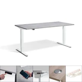 Stockholm Extra Heavy Duty Adjustable Standing Desk Bundle (with Bluetooth Control)