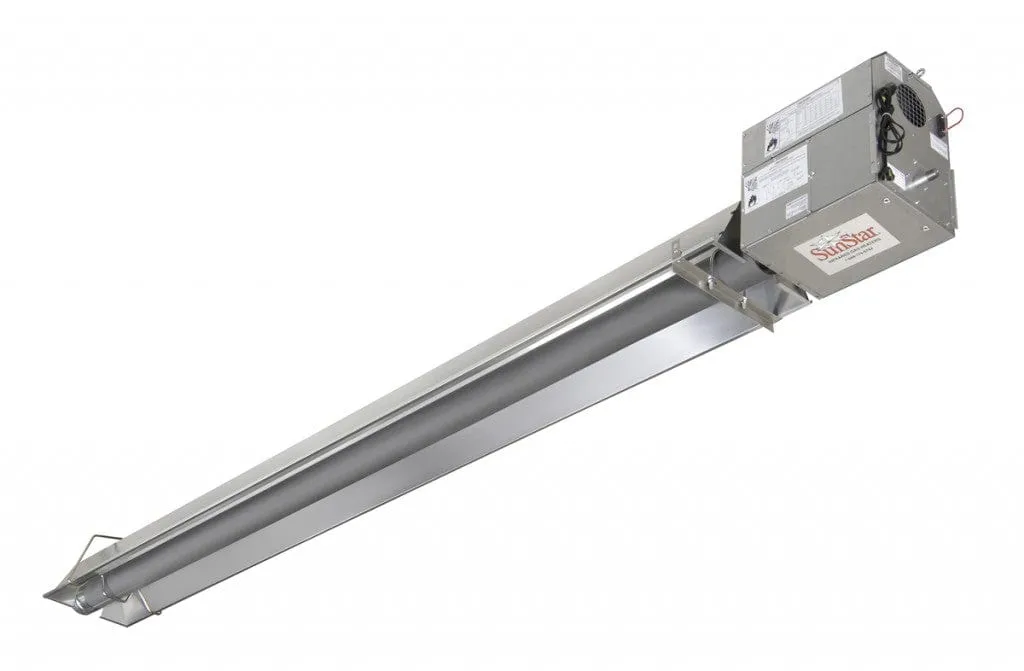 SunStar SPS Positive Pressure 40' Single Stage 60K BTU Straight Tube Heater