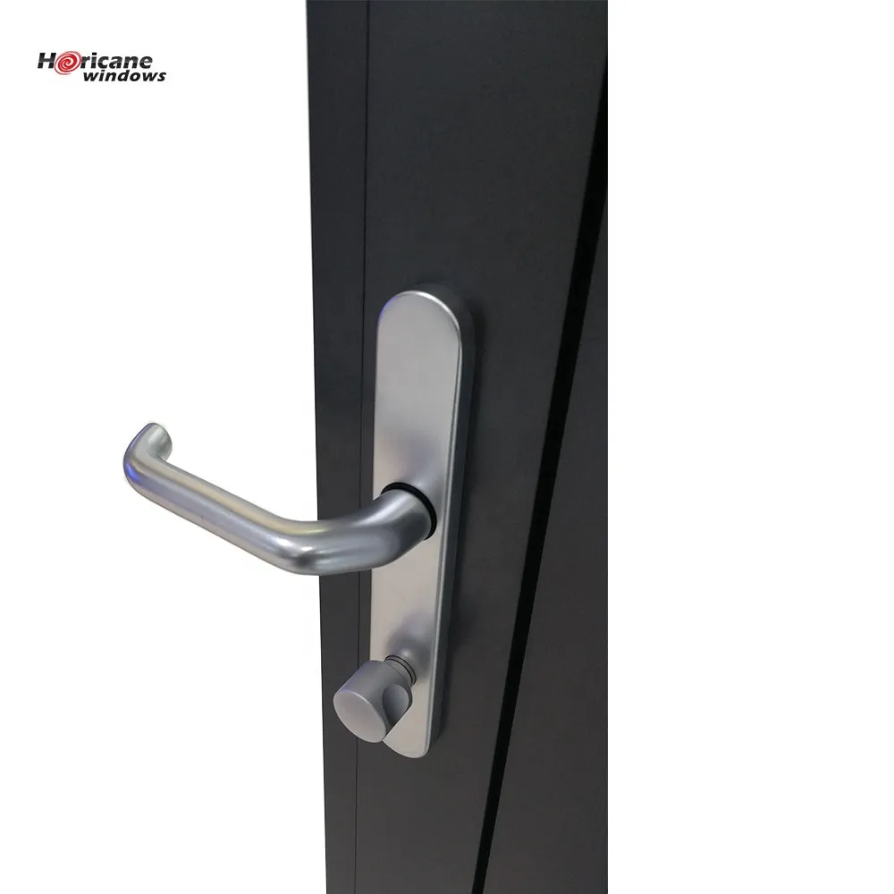 Superhouse New design supplier exterior colored residential unequal aluminium glass double entry entrance front doors