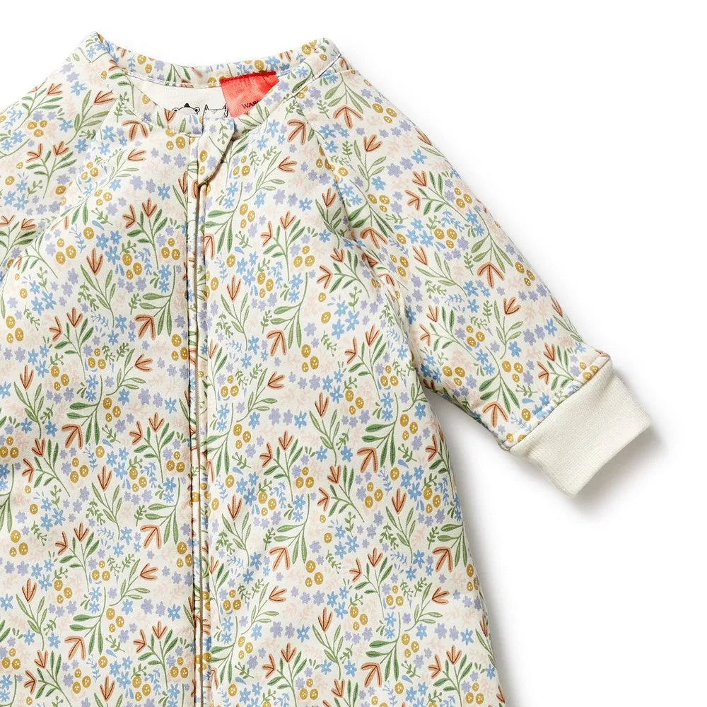 Tinker Floral Organic Long Sleeve Sleeping Bag 3.5 TOG